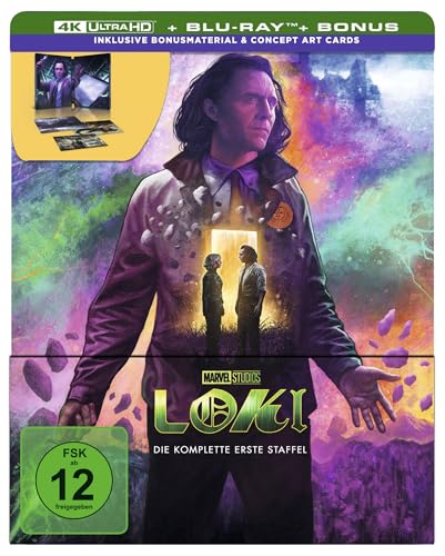 Loki - Staffel 1 - Steelbook - Limited Edition (4K Ultra HD) (+ Blu-ray) [4 Discs] von Disney