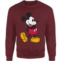 Mickey Mouse Classic Kick Sweatshirt - Burgundy - L von Disney