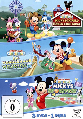 Micky Maus Wunderhaus - Farm / Weltreise / Sportfest [3 DVDs] von Disney
