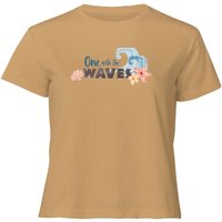 Moana One With The Waves Women's Cropped T-Shirt - Tan - L von Disney