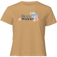 Moana One With The Waves Women's Cropped T-Shirt - Tan - M von Disney