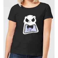 Nightmare Before Christmas Jack Skellington Angry Face Women's T-Shirt - Black - XXL von Disney