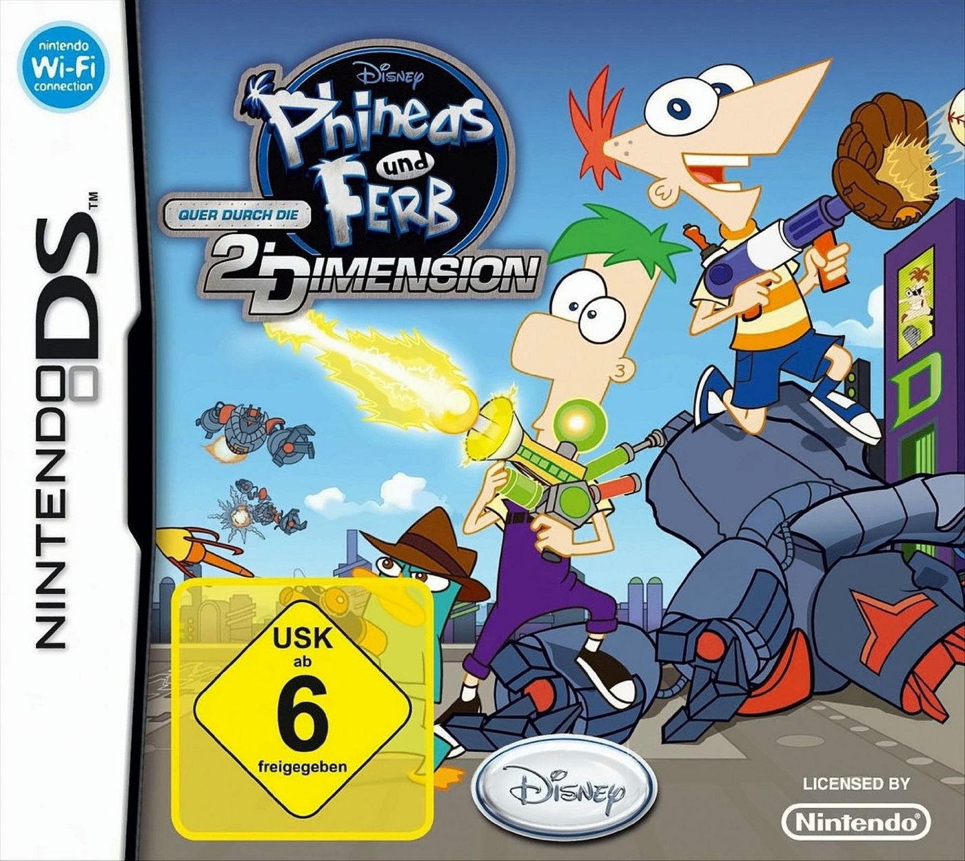 Phineas und Ferb: Quer durch die 2. Dimension Nintendo DS von Disney