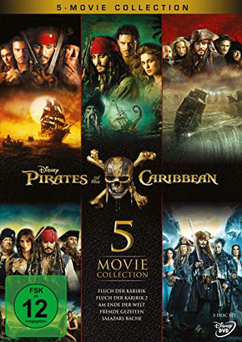 Pirates of the Caribbean 5-Movie Collection [5 DVDs] von Disney