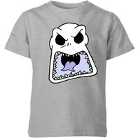 The Nightmare Before Christmas Jack Skellington Angry Face Kids' T-Shirt - Grey - 3-4 Jahre von Original Hero