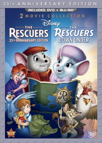 The Rescuers: 35th Anniversary Edition (The Rescuers / The Rescuers Down Under) (Thee-Disc Blu-ray/DVD Combo in DVD Packaging) by Walt Disney Video von Disney