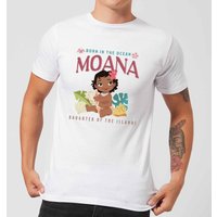 Vaiana (Moana) Born In The Ocean Herren T-Shirt - Weiß - 5XL von Disney