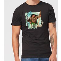 Vaiana (Moana) Maui Herren T-Shirt - Schwarz - L von Disney