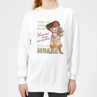 Vaiana (Moana) Natural Born Navigator Damen Pullover - Weiß - XS von Original Hero