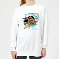 Vaiana (Moana) Wave Damen Pullover - Weiß - XL von Disney