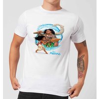 Vaiana (Moana) Wave Herren T-Shirt - Weiß - 5XL von Disney