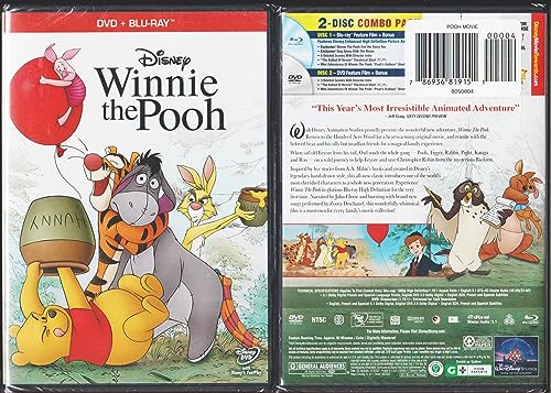 Winnie The Pooh Movie (Two-Disc Blu-ray / DVD Combo in DVD Packaging) von Disney