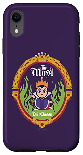 iPhone XR Disney Villains Kawaii The Most Evil Queen Chibi Purple Case von Disney