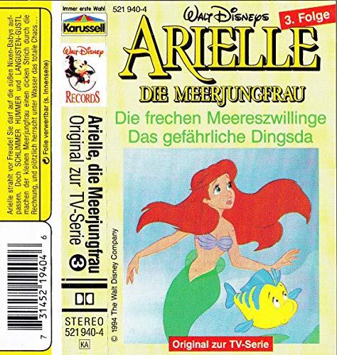 Arielle - Die Meerjungfrau TV-Serie Folge 3 - Die frechen Meereszwillinge + Das gefährliche Dingsda [Musikkassette] von Disneyland (Universal Music Austria)