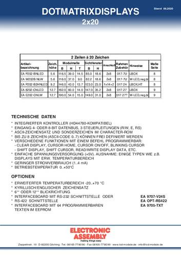 Display Elektronik LCD-Display Schwarz Gelb-Grün (B x H x T) 146 x 43 x 13.7mm von Display Elektronik