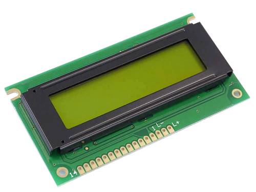 Display Elektronik LCD-Display Schwarz Gelb-Grün (B x H x T) 84 x 44 x 10.5mm DEM16217SYH-PY-CYR von Display Elektronik