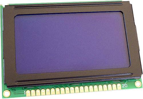 Display Elektronik LCD-Display Weiß Blau 128 x 64 Pixel (B x H x T) 75 x 52.7 x 7mm DEM128064BSBH-P von Display Elektronik