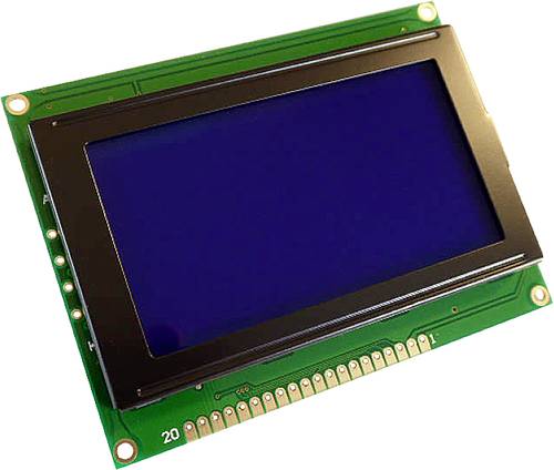 Display Elektronik LCD-Display Weiß Blau 128 x 64 Pixel (B x H x T) 93 x 70 x 10mm DEM128064ASBH-PW von Display Elektronik