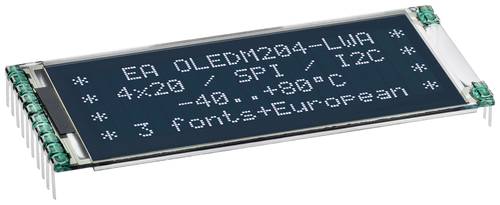 Display Elektronik OLED-Modul Weiß Schwarz (B x H x T) 61 x 26 x 2.4mm von Display Elektronik