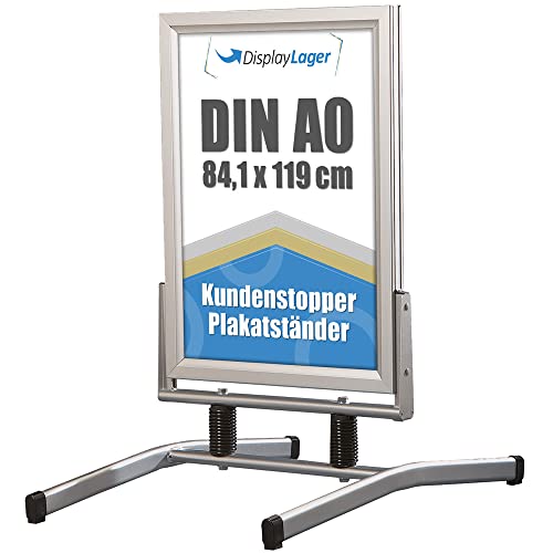 DisplayLager - Kundenstopper Wind-Line Lux, 45mm Alu Klapprahmen (A0) von DisplayLager