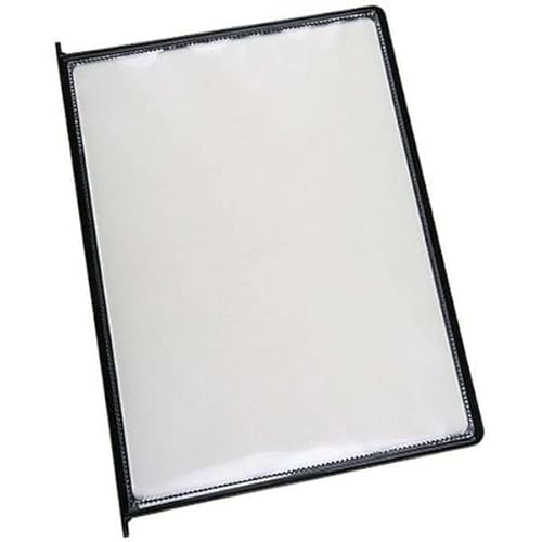 DisplayLager Registersystem Pocket 10 Stk. A4 in Schwarz, Minimalistisch, Kunststoff, Pocket: 21 x 29.7 cm von DisplayLager