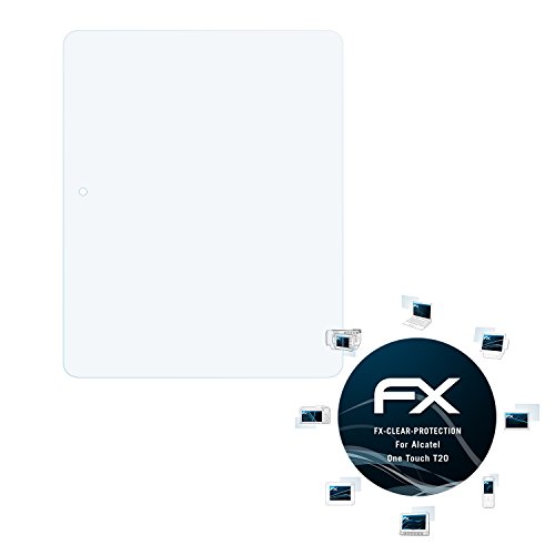 atFoliX Displayschutzfolie für Alcatel One Touch OT-T20 (2 Stück) - FX-Clear: Displayschutz Folie kristallklar! Höchste Qualität - Made in Germany! von Displayschutz@FoliX
