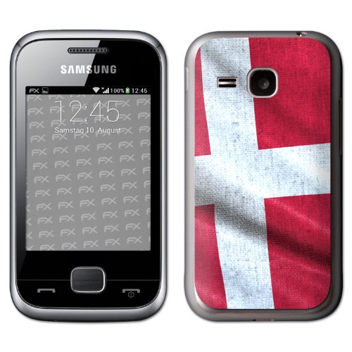 atFoliX Fußball 2012 Dänemark Flagge Designfolie für Samsung Champ Deluxe C3310 atFoliX Fußball 2012 Dänemark Flagge Designfolie für Samsung Champ Deluxe C3310 von Displayschutz@FoliX