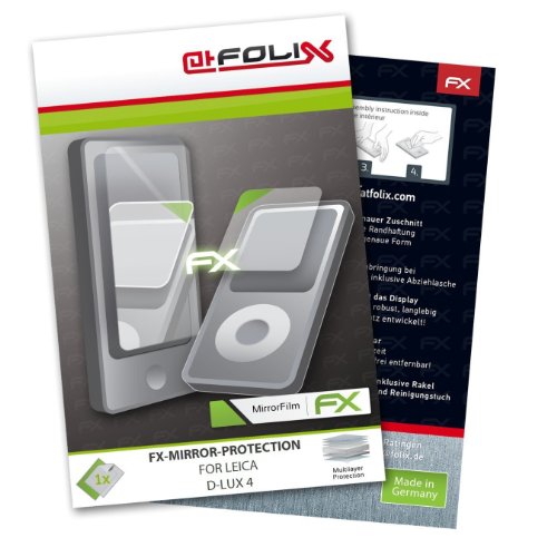 atFoliX Spiegelfolie für Leica D-Lux 4 - FX-Mirror: Spiegel Schutzfolie vollverspiegelt! Höchste Qualität - Made in Germany! atFoliX Spiegelfolie für Leica D-Lux 4 - FX-Mirror: Spiegel Schutzfolie vollverspiegelt! Höchste Qualität - Made in Germany! von Displayschutz@FoliX