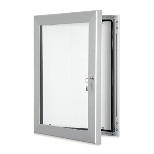 Displaysign Verschließbare Werbevitrine DIN A2 - Schaukasten Plakatschaukasten Typenschild Infokasten für den Außenbereich Wetterfest - 594 x 420 mm von Displaysign