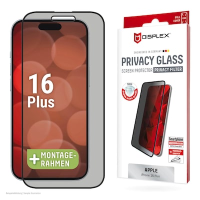 DISPLEX Privacy Glass FC iPhone 16 Plus DISPLEX Privacy Glass FC iPhone 16 Plus von Displex
