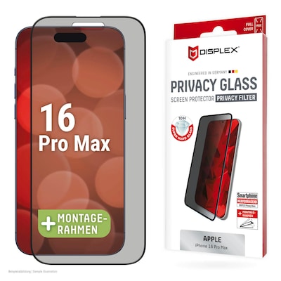 DISPLEX Privacy Glass FC iPhone 16 Pro Max DISPLEX Privacy Glass FC iPhone 16 Pro Max von Displex