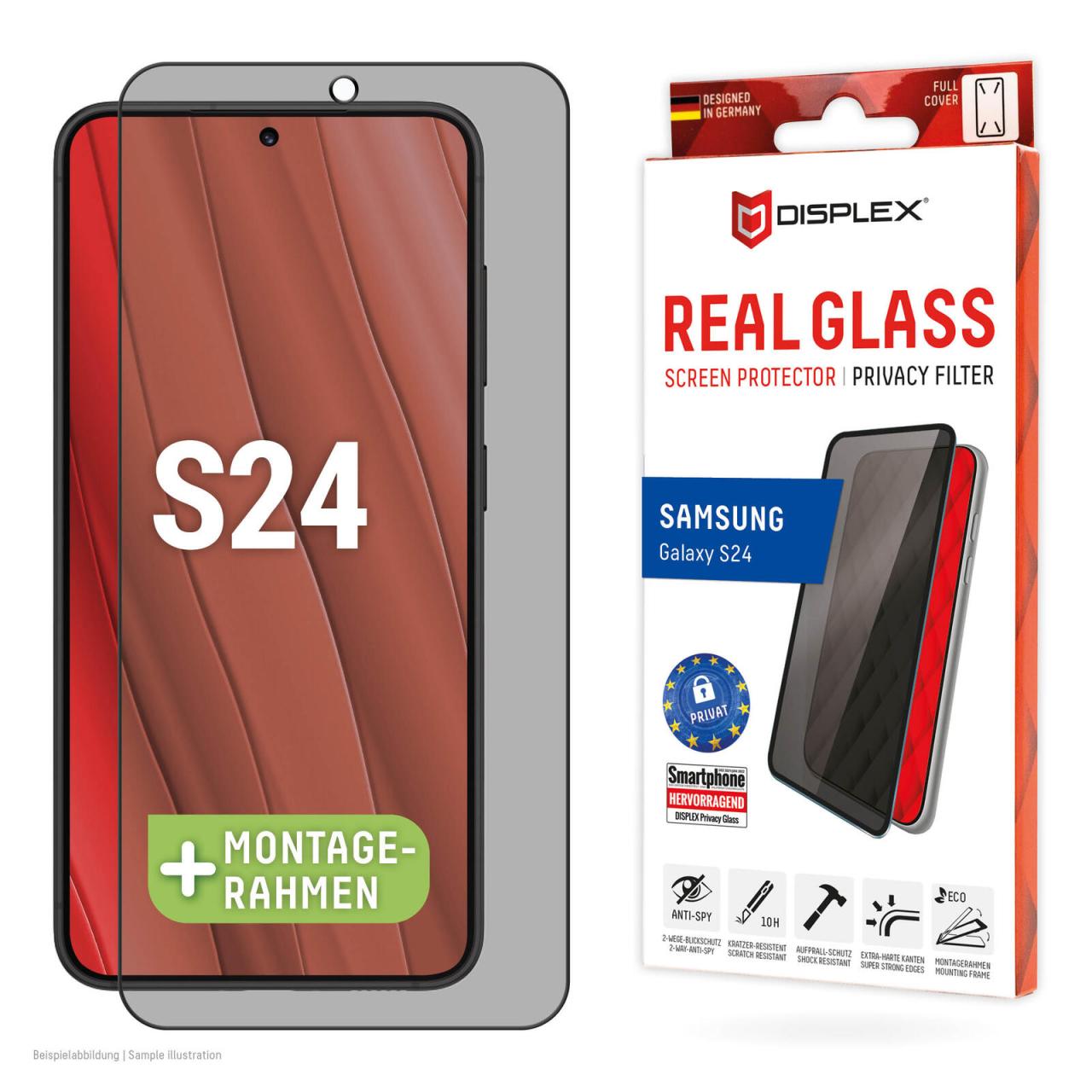 DISPLEX Privacy Glass Samsung Galaxy S24 von Displex
