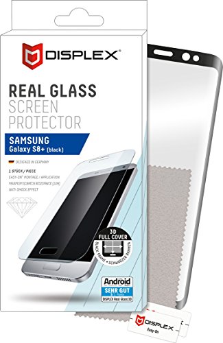 DISPLEX Real Glass 3D Screen Protector (geeignet für Samsung Galaxy S8 Plus) von Displex