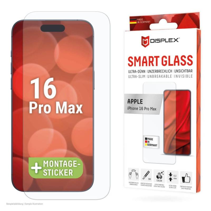 DISPLEX Smart Glass Apple iPhone 16 Pro Max von Displex