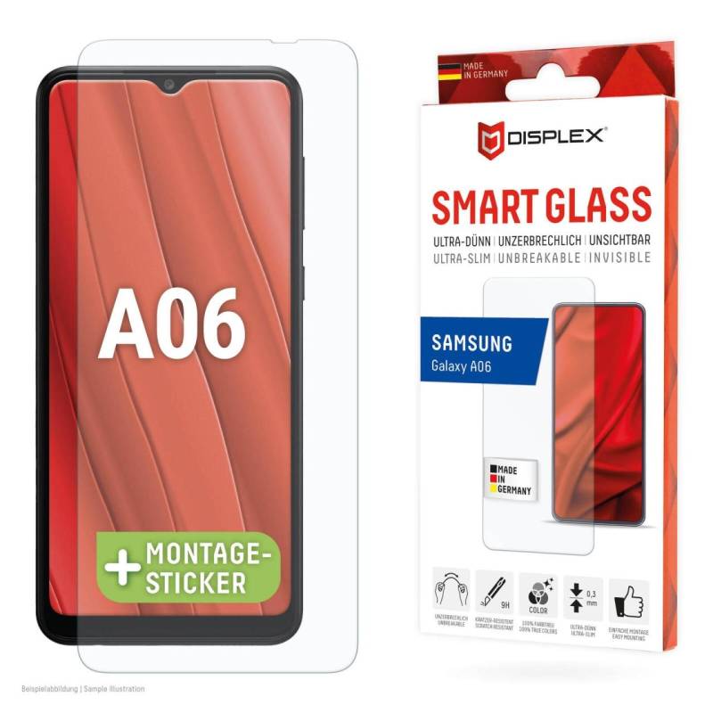 DISPLEX Smart Glass (9H) für Samsung Galaxy A06 von Displex