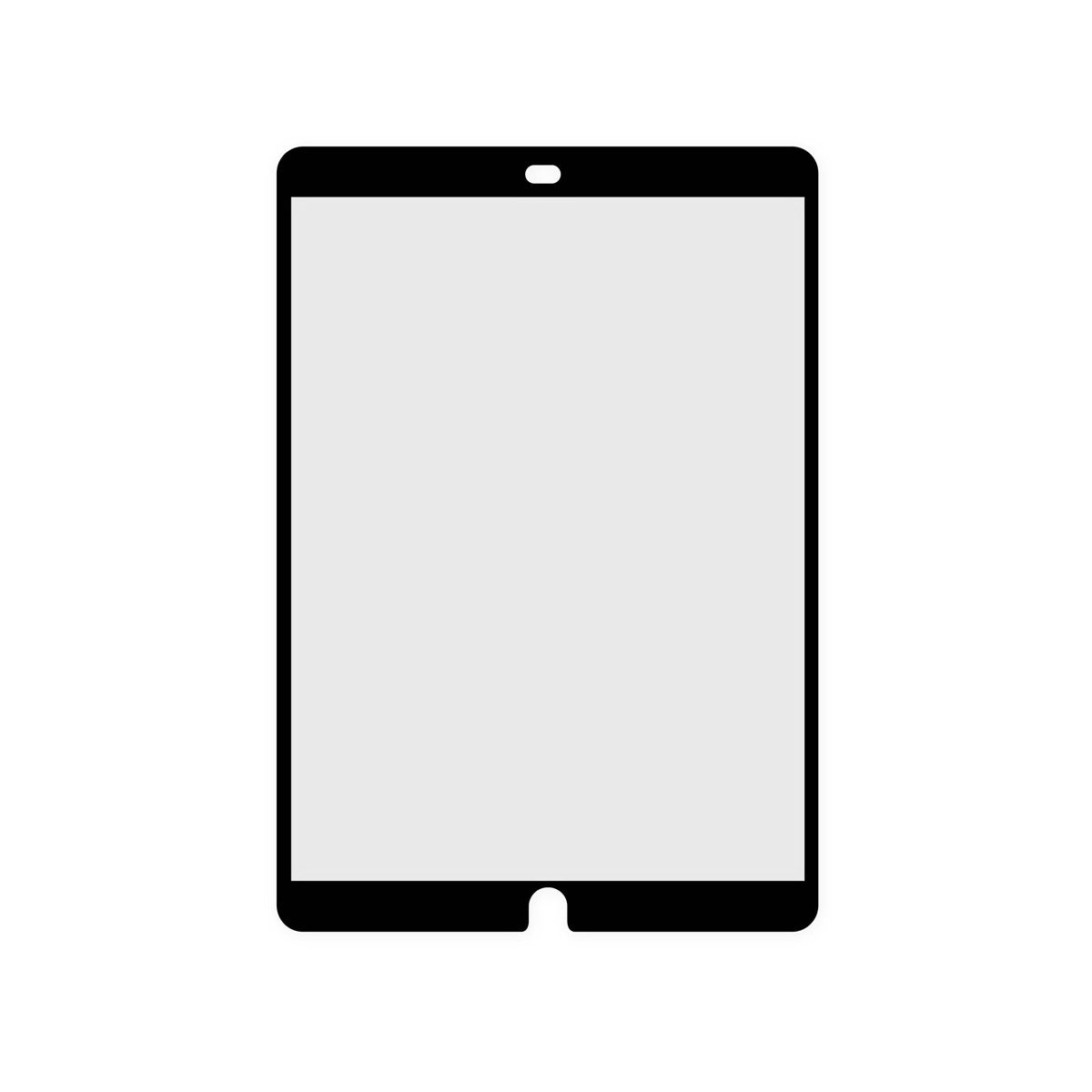 DISPLEX TABLET PAPERSENSE für iPad (7./8./9. Gen.)/Air (3. Gen.) wieder ablösbare Schreibfolie und Zeichenfolie mit Paper Feeling für ein Schreibgefüh von Displex