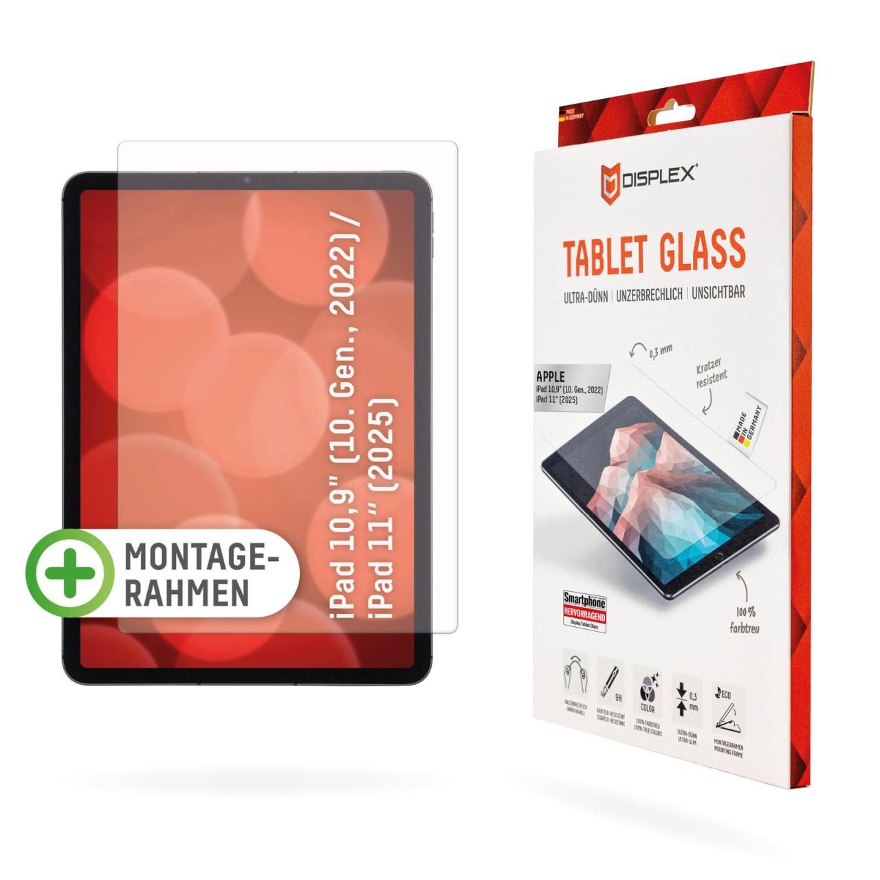 DISPLEX Tablet Glass iPad 10,9" (10. Gen., 2022)/11" (11. Gen., 2025) von Displex