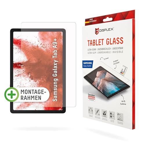 DISPLEX Tablet Glass Displayschutz für Samsung Galaxy Tab A9+ – 9H Härte, Anti-Fingerprint, blasenfreie Installation DISPLEX Tablet Glass Displayschutz für Samsung Galaxy Tab A9+ – 9H Härte, Anti-Fingerprint, blasenfreie Installation von Displex