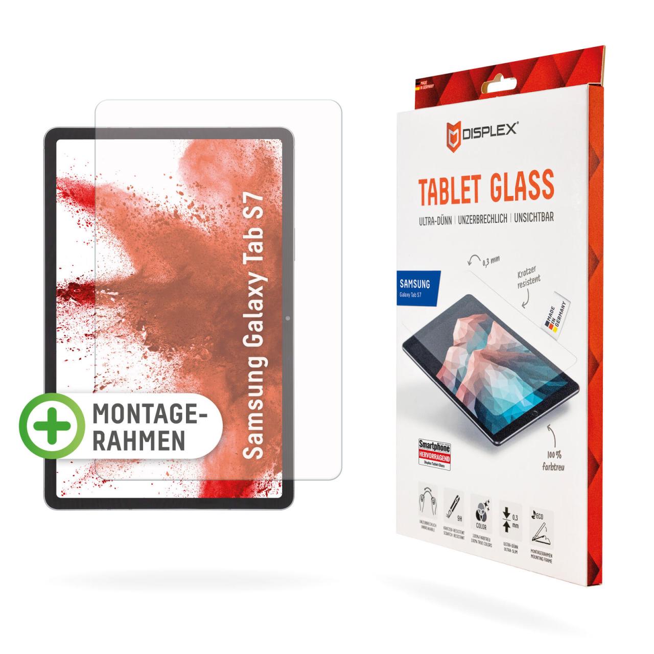 DISPLEX Tablet Glass Displayschutz für Samsung Galaxy Tab S7/ S8 von Displex