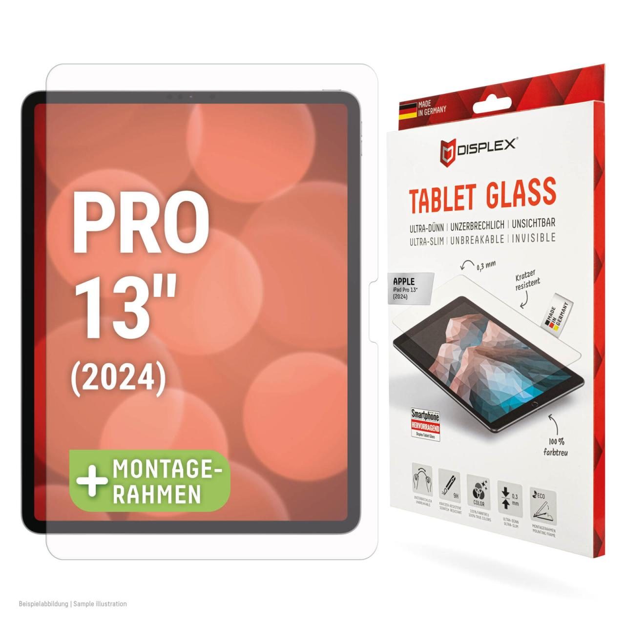 DISPLEX Tablet Glass für Apple iPad Pro 12,9'' (2024) von Displex