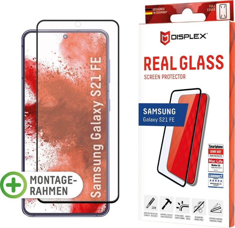 Displex Displayschutzfolie DISPLEX Real Glass FC für Samsung Galaxy S21 FE von Displex