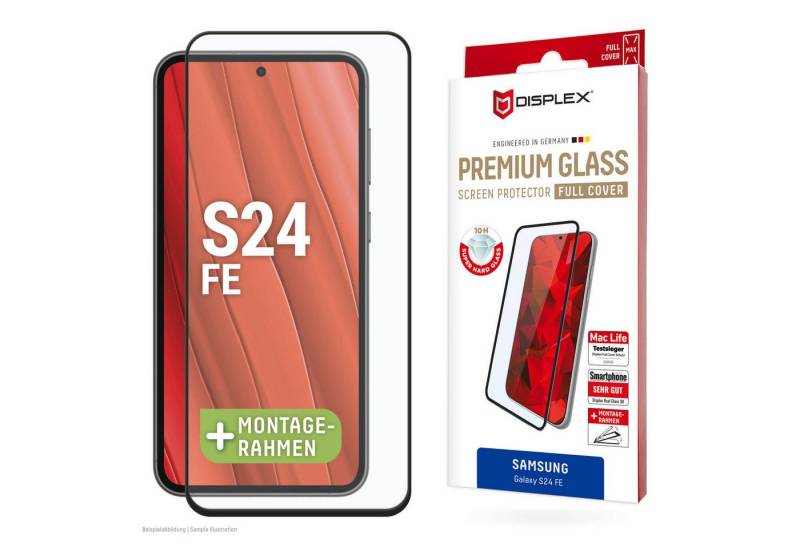 Displex Displayschutzglas Real Glass Full Cover, Displayschutzfolie, Schutzfolie, Bildschirmschutz, kratz- & stoßfest von Displex