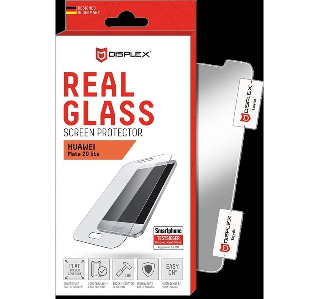 Displex Handyhülle DISPLEX Real Glass Huawei Mate 20 Lite Clear von Displex