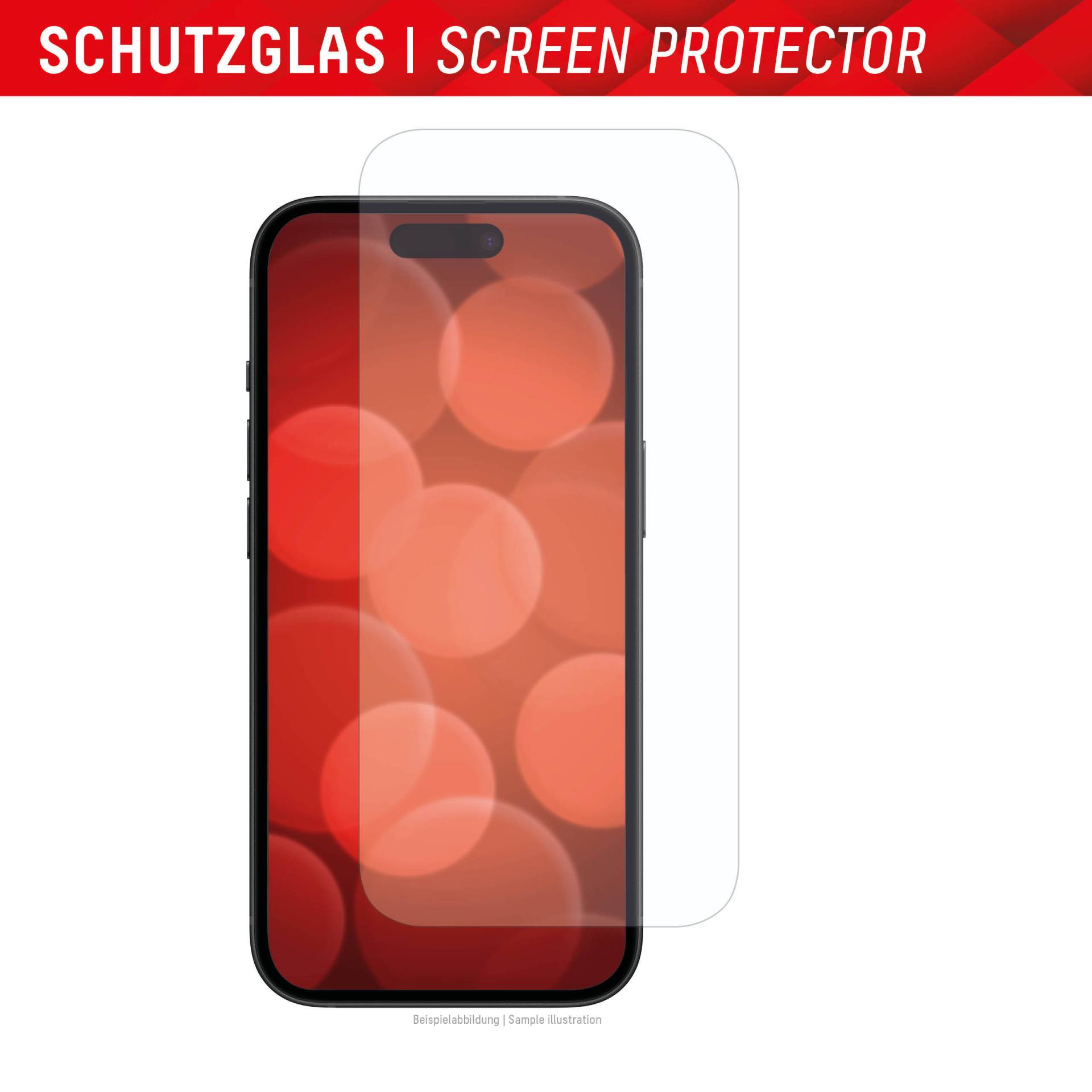 Displex Panzerglas für Iphone 15 Pro Max/15 Plus von Displex