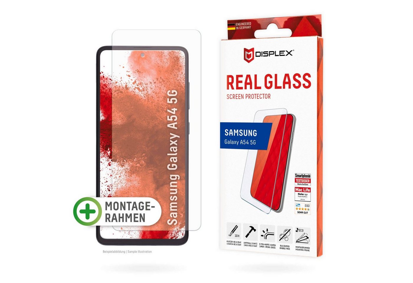 Displex Displayschutzfolie Real Glass Samsung Galaxy A54 5G Displex Displayschutzfolie Real Glass Samsung Galaxy A54 5G von Displex