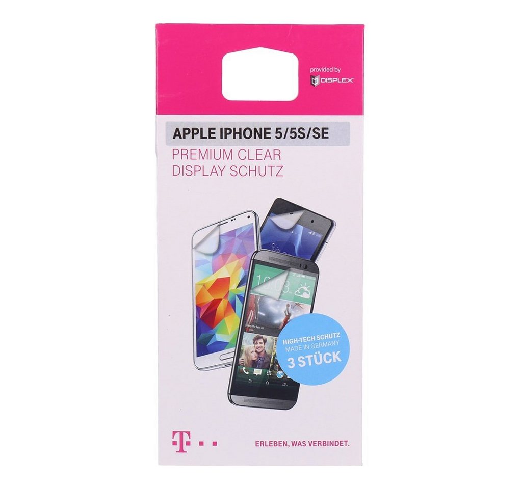 Displex Schutzfolie für iPhone SE 5s 3er Pack von Displex