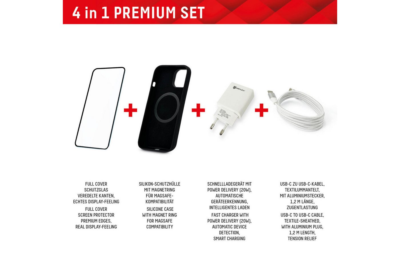 Displex Smartphone-Hülle DISPLEX Premium-Starterset für Apple iPhone 15 Pro Displex Smartphone-Hülle DISPLEX Premium-Starterset für Apple iPhone 15 Pro von Displex