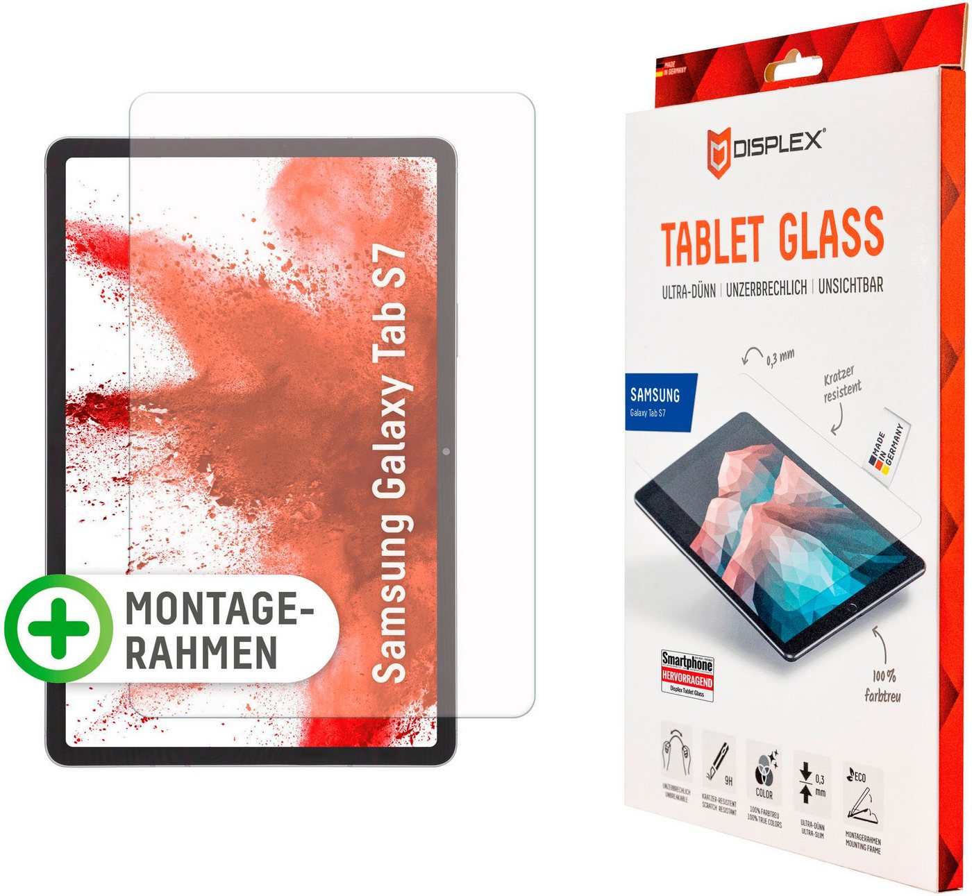 Displex Tablet Glass Samsung Galaxy Tab S7 für Samsung Galaxy Tab S7, Displayschutzfolie von Displex