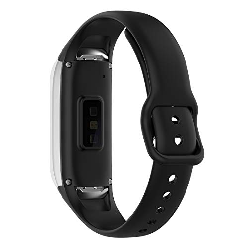 Disscool -Armband für Samsung Galaxy Fit SM-R370, weiches Silikon, Schwarz von Disscool