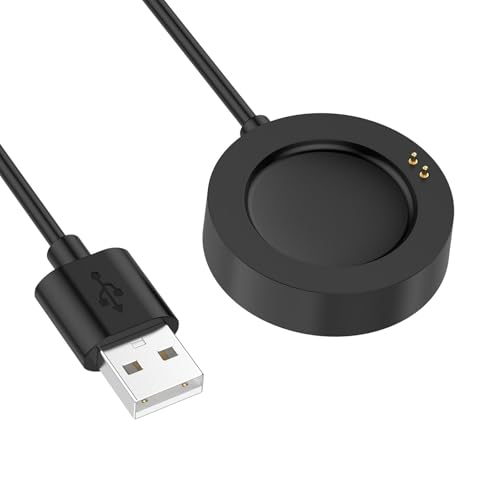 Disscool Ersatz-Ladekabel, kompatibel mit Xiaomi Watch S4/S3/S2/Watch 2/Watch2 Pro, magnetisiertes USB-Kabel, Ladegerät, Ständer, Smartwatch-Zubehör (1 m, schwarz) von Disscool